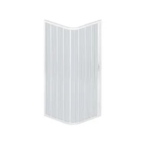 BOX DOCCIA 'LUNA' AD ANGOLO 1 PORTA ESTENSIBILE IN PVC