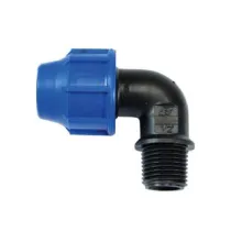 RACCORDO A COMPRESSIONE GOMITO 90° MASCHIO PN16