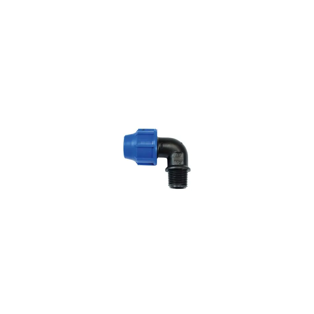 RACCORDO A COMPRESSIONE GOMITO 90° MASCHIO PN16