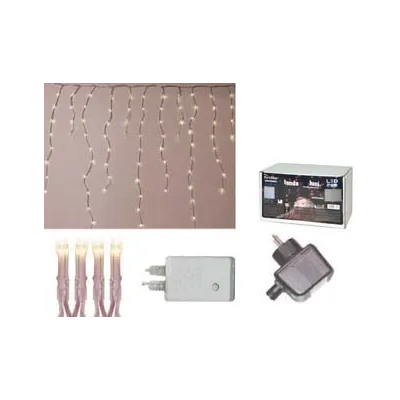 TENDA SFALSATA 150 LED BIANCO CALDO PER ESTERNO CON GIOCO LUCI