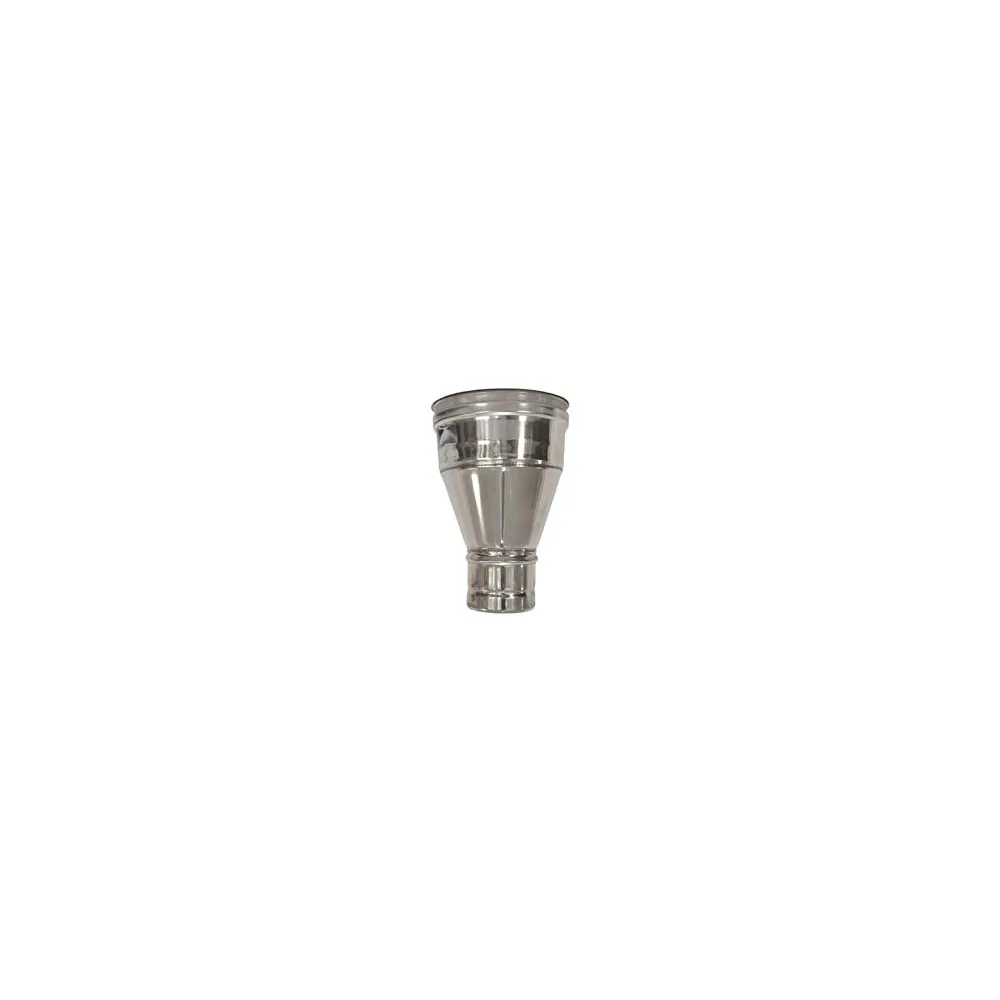 AUMENTO PER TUBO ACCIAIO INOX AISI 304 F/M MONOPARETE SPESSORE MM.0