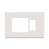PLACCA COMBINATA FORO SCHUKO QUADRO + 1 POSTO "VENUS"