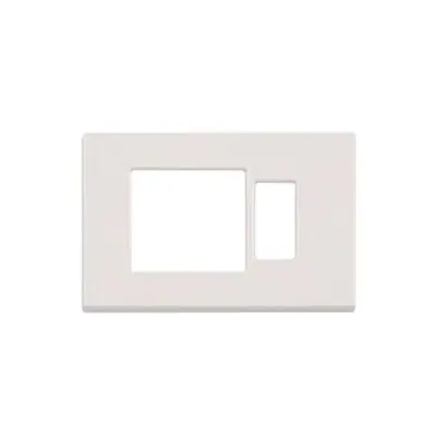 PLACCA COMBINATA FORO SCHUKO QUADRO + 1 POSTO "VENUS"