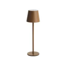 LAMPADA DA TAVOLO A LED RICARICABILE BRONZO