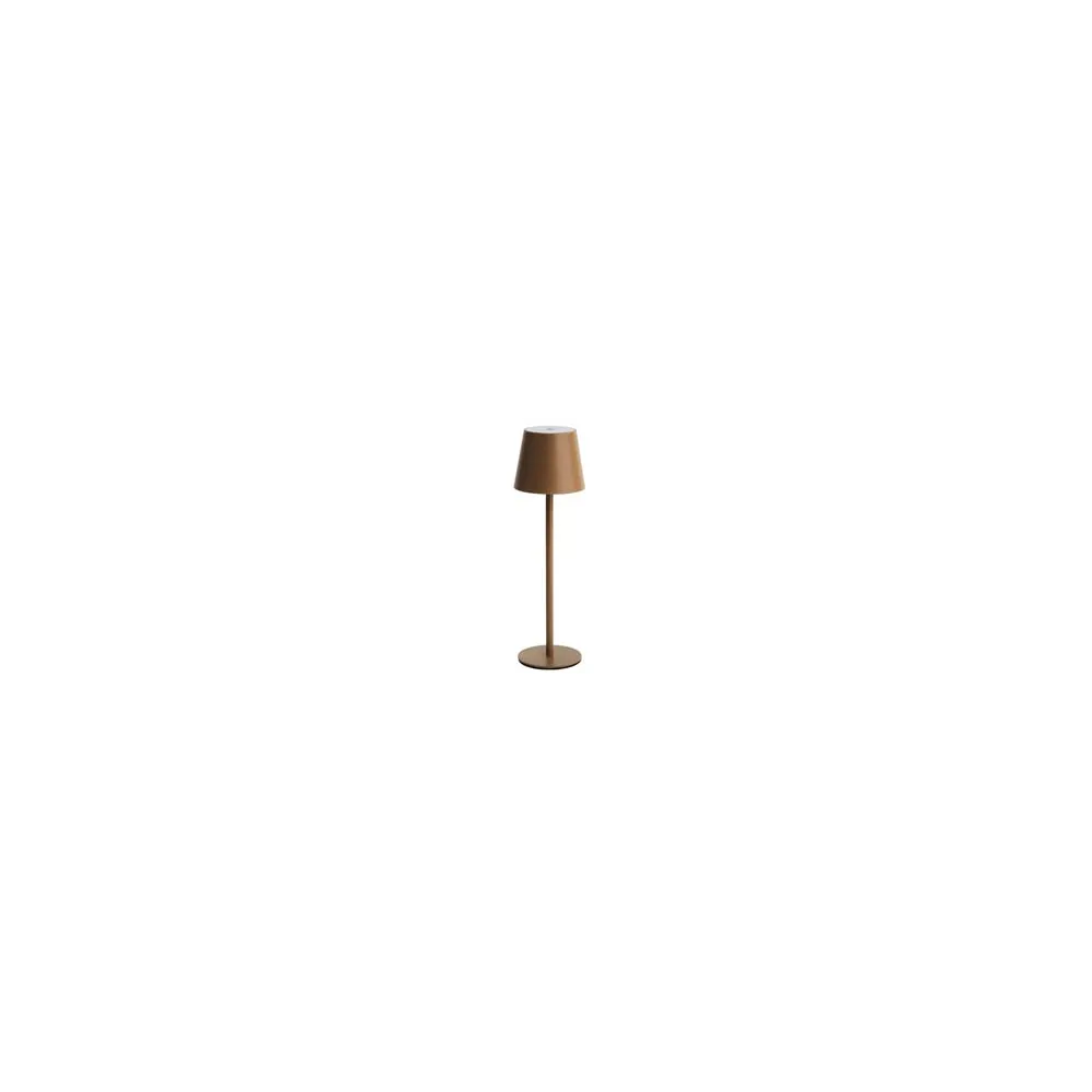 LAMPADA DA TAVOLO A LED RICARICABILE BRONZO
