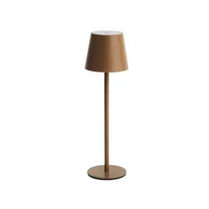LAMPADA DA TAVOLO A LED RICARICABILE BRONZO
