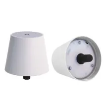 LAMPADA DA TAVOLO A LED RICARICABILE A TAPPO BIANCA