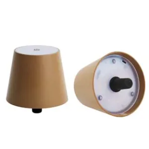 LAMPADA DA TAVOLO  A LED RICARICABILE A TAPPO BRONZO