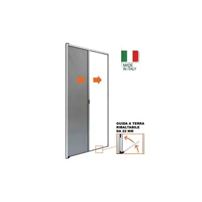 ZANZARIERA A RULLO LATERALE STRUTTURA IN ALLUMINIO COLORE BIANCA