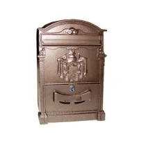CASSETTA POSTALE IN ALLUMINIO PER ESTERNI "RESIDENCE" BRONZO
