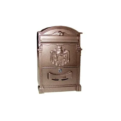 CASSETTA POSTALE IN ALLUMINIO PER ESTERNI "RESIDENCE" BRONZO
