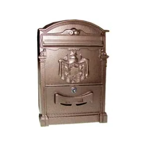 CASSETTA POSTALE IN ALLUMINIO PER ESTERNI "RESIDENCE" BRONZO