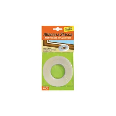 NASTRO VELCRO BIADESIVO PER ZANZARIERE MT.6