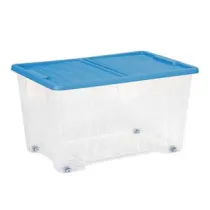 CONTENITORE MULTIUSO MASTERBOX COLORE TRASPARENTE/BLU ART.521