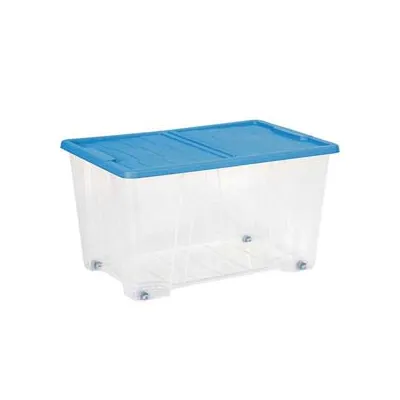 CONTENITORE MULTIUSO MASTERBOX COLORE TRASPARENTE/BLU ART.521