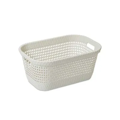 CESTA PORTAPANNI LAUNDRY BASKET LT.45 COLORE BIANCO ART.438