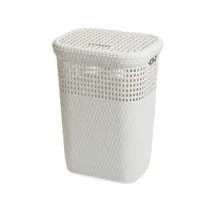 PORTABIANCHERIA LINEN BASKET COLORE BIANCO CON COPERCHIO LT.60 ART.439