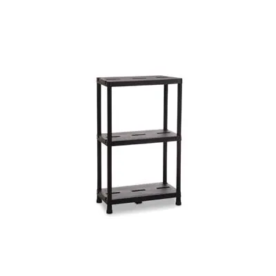 SCAFFALE KIT 3 PIANI NERO ART.141
