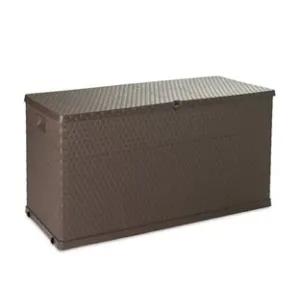 BAULE MULTIUSO RATTAN LT.420 COLORE MARRONE ART.162
