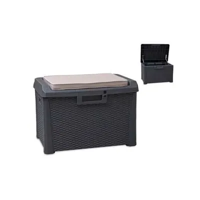 BAULE COMPACT BOX SANTORINI PLUS LT.125 COLORE ANTRACITE ART.170
