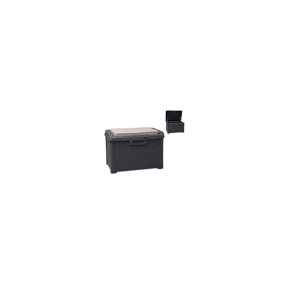 BAULE COMPACT BOX SANTORINI PLUS LT.125 COLORE ANTRACITE ART.170