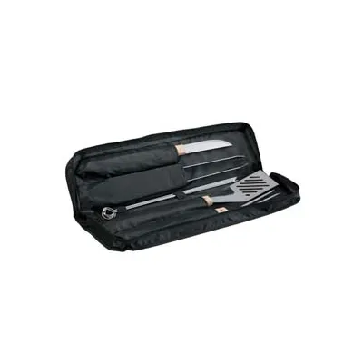 BORSA SET UTENSILI PER BARBECUE IN TESSUTO SERIE 11 PEZZI