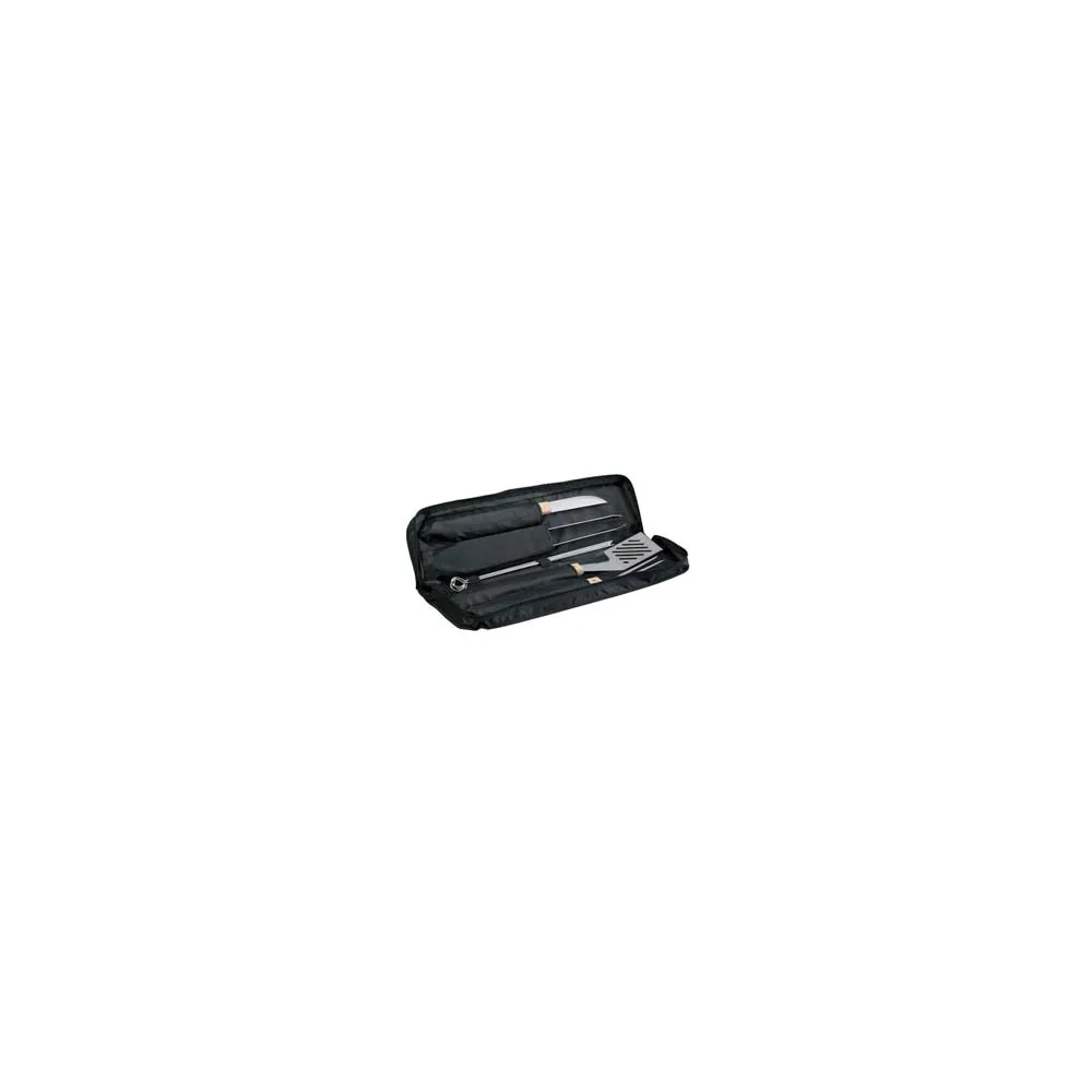 BORSA SET UTENSILI PER BARBECUE IN TESSUTO SERIE 11 PEZZI