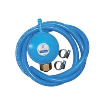 KIT REGOLATORE CON TUBO E FASCETTE PER BARBECUE A GAS