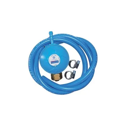 KIT REGOLATORE CON TUBO E FASCETTE PER BARBECUE A GAS