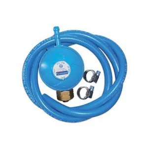 KIT REGOLATORE CON TUBO E FASCETTE PER BARBECUE A GAS