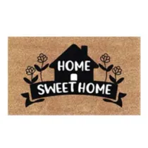 ZERBINO COCCO "HOME SWEET HOME" CON CASETTA SPESSORE MM.15