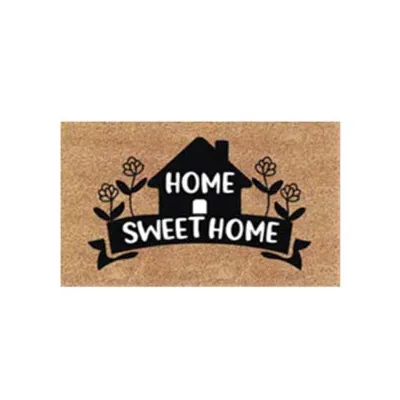ZERBINO COCCO "HOME SWEET HOME" CON CASETTA SPESSORE MM.15