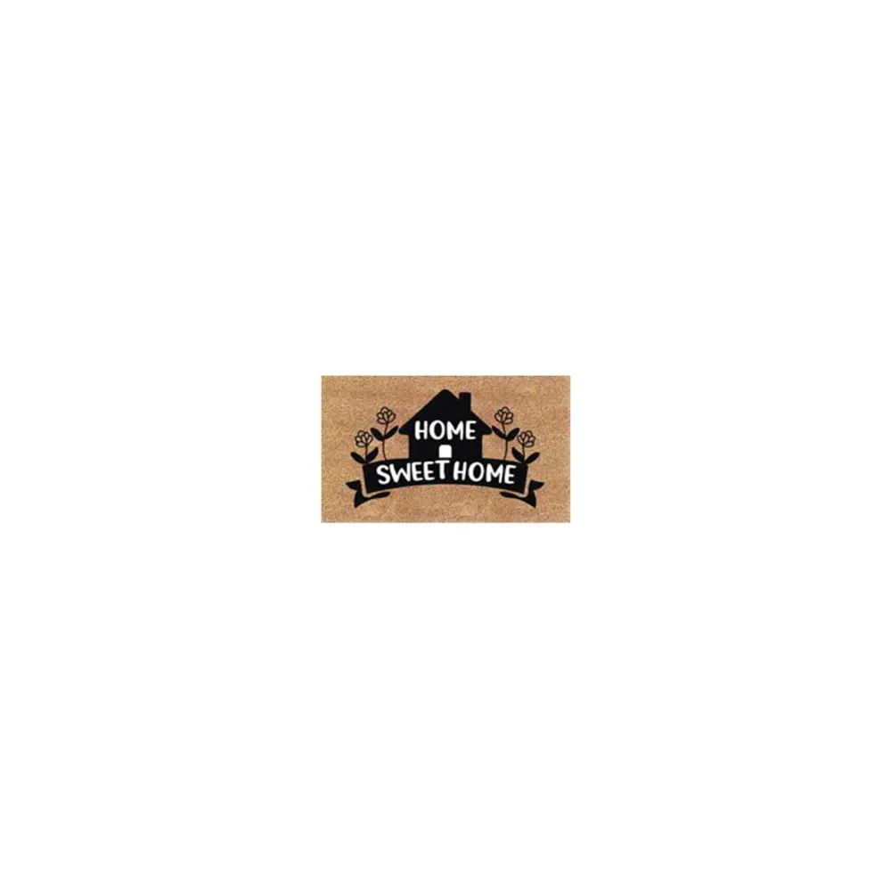 ZERBINO COCCO "HOME SWEET HOME" CON CASETTA SPESSORE MM.15