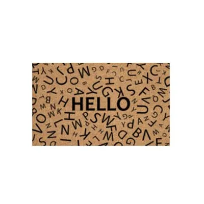 ZERBINO COCCO "HELLO" SPESSORE MM.15