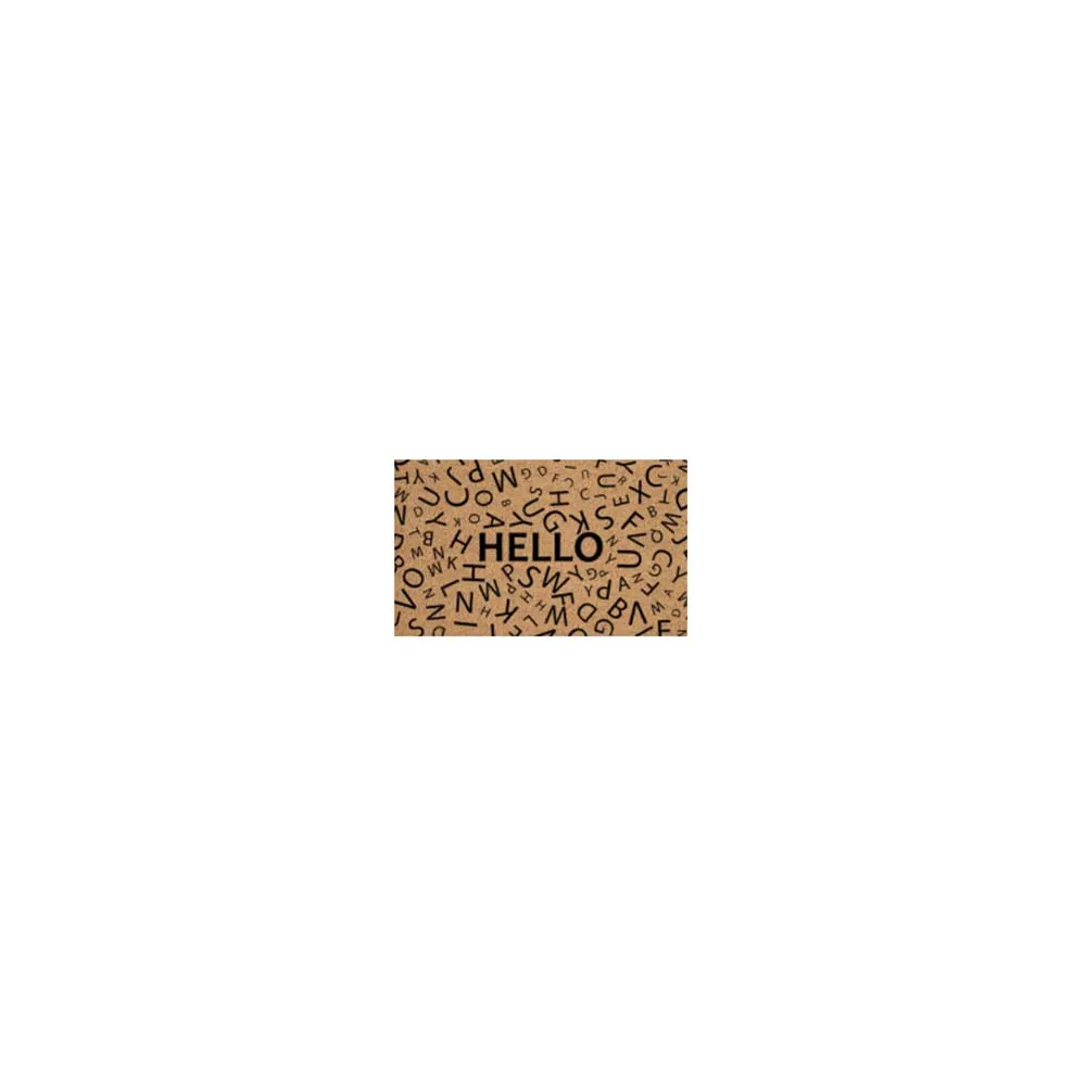 ZERBINO COCCO "HELLO" SPESSORE MM.15