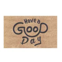 ZERBINO COCCO "HAVE A GOOD DAY" SPESSORE MM.15