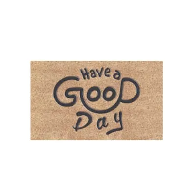 ZERBINO COCCO "HAVE A GOOD DAY" SPESSORE MM.15