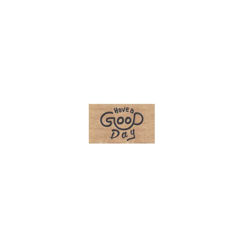 ZERBINO COCCO "HAVE A GOOD DAY" SPESSORE MM.15