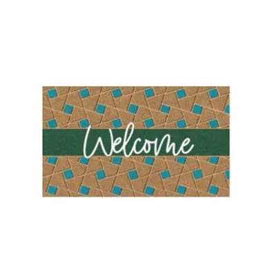 ZERBINO COCCO "WELCOME GREEN" SPESSORE MM.15