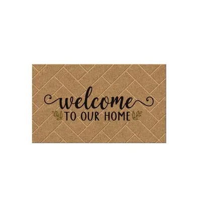 ZERBINO COCCO "WELCOME TO OUR HOME" SPESSORE MM.15