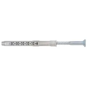 TASSELLO PROLUNGATO PREMONTATO IN NYLON CON VITE ZINCATA BIANCA FM-X5