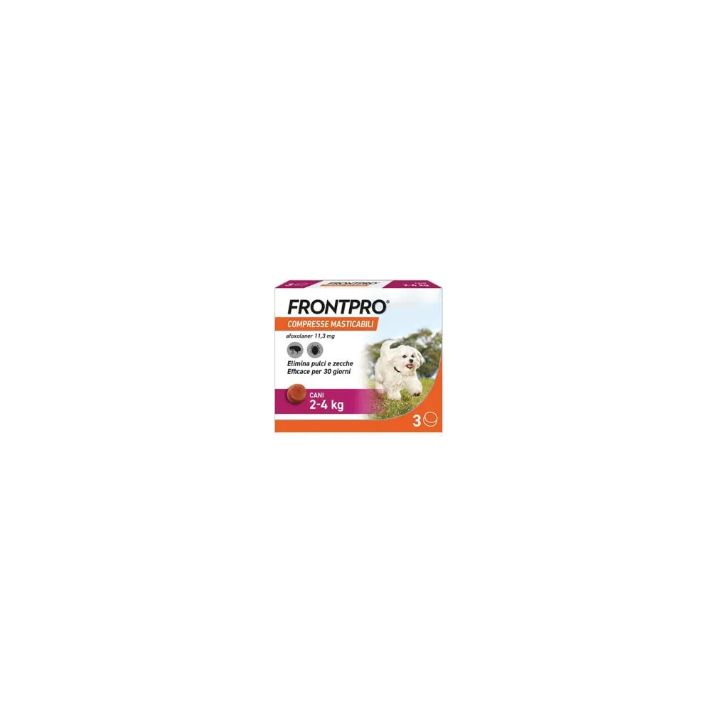 FRONTPRO COMPRESSE MASTICABILI PER CANI KG.2-4