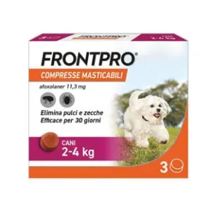 FRONTPRO COMPRESSE MASTICABILI PER CANI KG.2-4