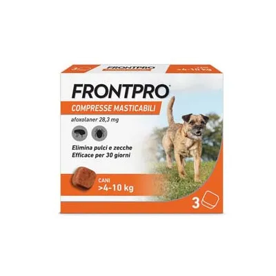 FRONTPRO COMPRESSE MASTICABILI PER CANI KG.4-10