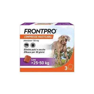 FRONTPRO COMPRESSE MASTICABILI PER CANI KG.25-50