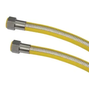 TUBO GAS FLESSIBILE IN ACCIAIO INOX CON GUAINA FF