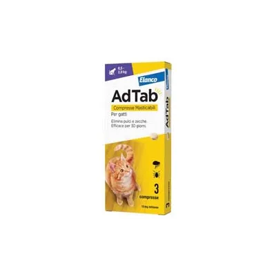 ADTAB COMPRESSE MASTICABILI PER GATTI KG.0