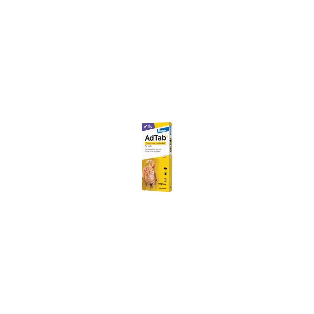 ADTAB COMPRESSE MASTICABILI PER GATTI KG.0