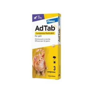 ADTAB COMPRESSE MASTICABILI PER GATTI KG.0