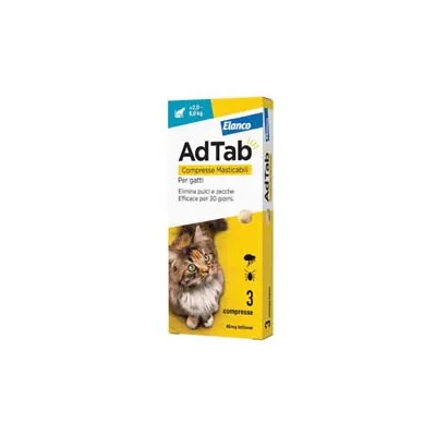 ADTAB COMPRESSE MASTICABILI PER GATTI KG.2-8